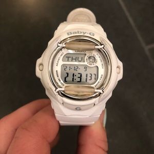 Casio Women's BG169R-7A "Baby-G" White Resin Sport Watch